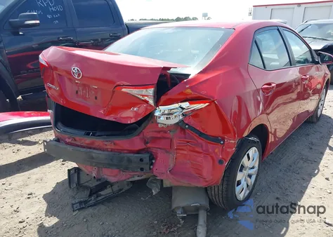 2016 Toyota Corolla Le from USA, damaged, VIN 5YFBURHE2GP507760
